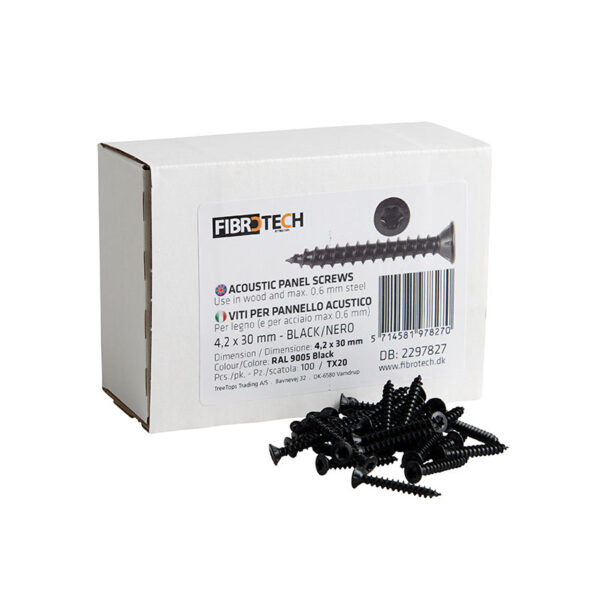 Panel Screw Black - Tx. 20
