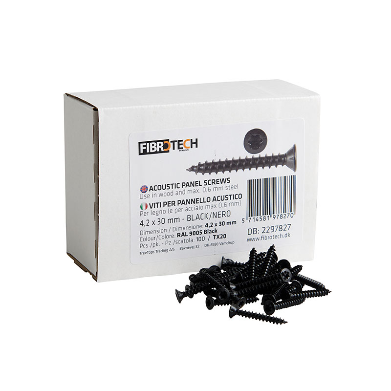Panel Screw Black - Tx. 20